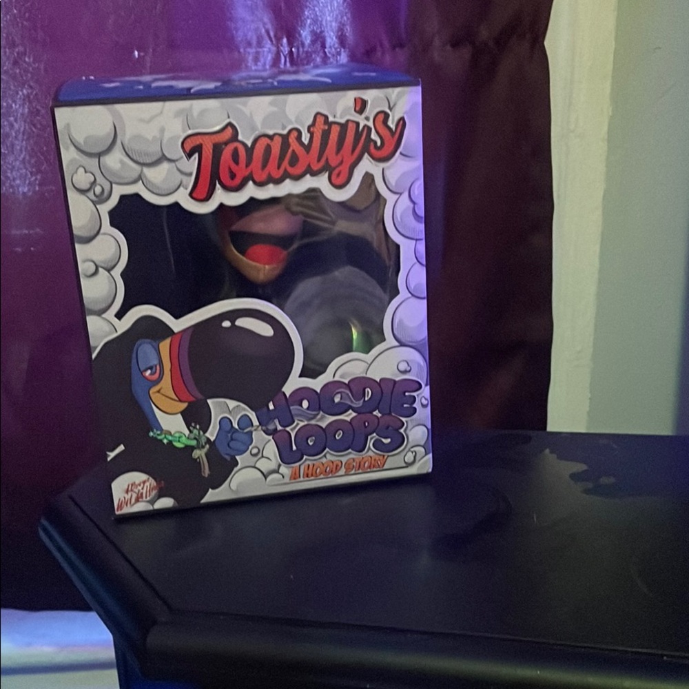 Black Action Figure Playset with Design